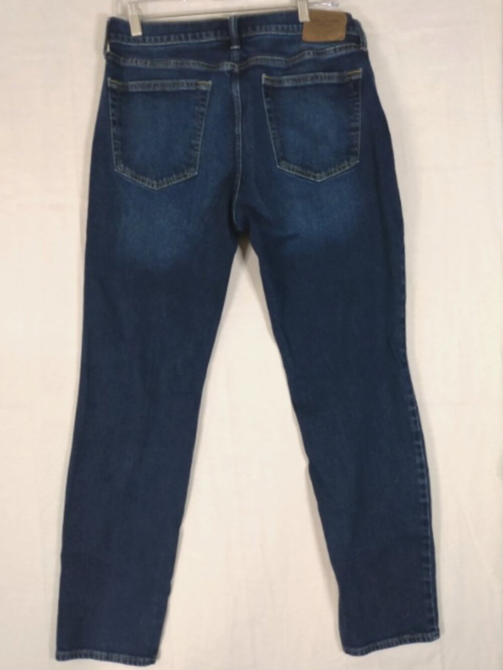 Abercrombie & Fitch Athletic Slim Jeans Mens 33x32 Dark Wash Blue Stretch Denim